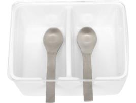 Açucareiro KOOK TIME Branco (Cerâmica, Acrílico - 13x10x6 cm)