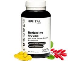 Suplemento Alimentar HIVITAL Berberina (120 Cápsulas Veganas)