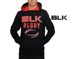 Blk®Australian Camisola com Capuz Rugby Preto e Vermelho Júnior Adulto S