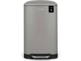 Caixote do Lixo LES COLLECTORS N°891 (Cinzento - Aço Inoxidável - 40 L)