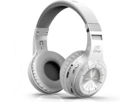 Auscultadores Bluetooth BLUEDIO Bluedio-H (On Ear - Branco)