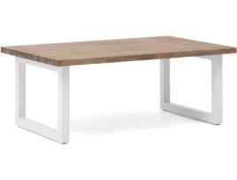Mesa de Centro BOX FURNITURE 38 Icub Branco (Madeira, Metal - 60x140x43 cm)