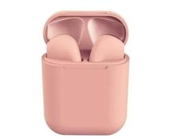 Auriculares Bluetooth True Wireless QIANAO Touch I12 (In Ear - Microfone - Rosa)