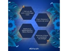 Verihealth Geleia Real Liofilizada com Vitamina C Melhora O Desempenho Físico e Mental Fornece Força e Energia Reduz Cansaço e Fadiga Contém 20 Frascos Toma 1 Frasco Por Dia