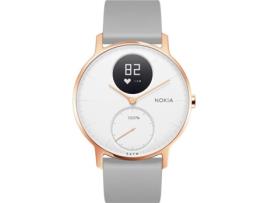 Relógio Desportivo NOKIA Steel HR36mm (Bluetooth - Até 25 meses de autonomia - Cinzento)