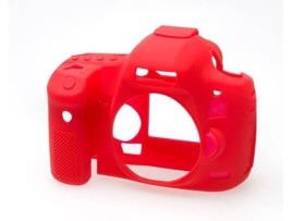 Capa de silicone EASYCOVER Canon 5D MARK III/ 5DS R / 5DS  Vermelho