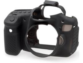 Capa de silicone EASYCOVER Canon 60D Preto