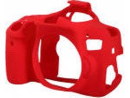 Capa de silicone  Canon 750D Vermelho