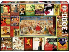 Puzzle 2D EDUCA Óperas (Idade Mínima: 12 - Cultura Geral)
