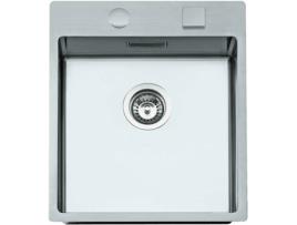 CUBA ESCOVADA BOX LUX 46 C/ VÁLVULA CESTA - I08N1L310823A2