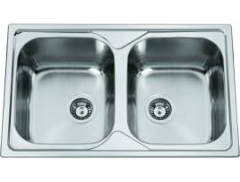 Lava Loiça RODI Okio Plus 80 Duo (Aço inox. - 20 x 80 x 50 m cm)