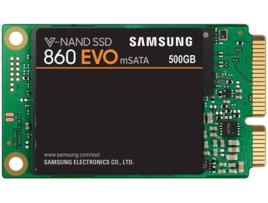 Disco SSD Interno SAMSUNG 500GB M-Sata 3 Série 860 EVO (500 GB - SATA - 550 MB/s)