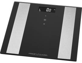 Balança WC PW 3007 FA 8 em 1 c/ Visor (Preto) - PROFICARE