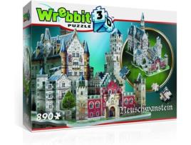Puzzle 3D WREBBIT Castelo Neuschwanstein (Idade Mínima: 12 - 890 Peças)