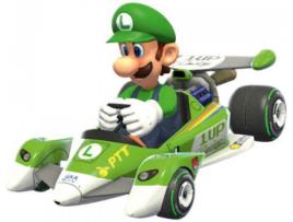 Caixa NINTENDO com Carro Mario Kart Circuito Especial Luigi