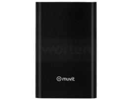 Powerbank MUVIT MUCHP0118 (10000 mAh - 1 USB - 1 Micro-USB - Preto)
