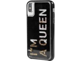 Capa iPhone X, XS SBS Glitter Preto