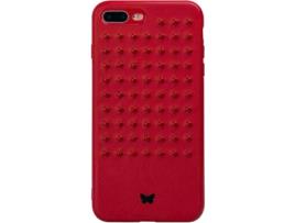 Capa iPhone 6 Plus, 6s Plus, 7 Plus, 8 Plus SBS Tachas Vermelho