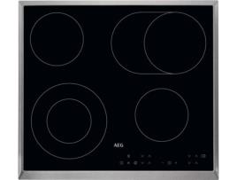 Placa de Vitrocerâmica AEG HK634060XB (Elétrica - 57.6 cm - Inox)