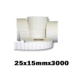 Sitten Etiquetas Autocolantes Rolo 25X15MM 3000UNID Pack 4