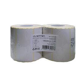 SITTEN Etiquetas Térmicas, 100 x 50 mm, 2 Rolos