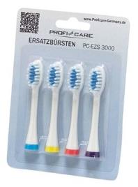 Conjunto de Recargas p/ Escova de Dentes Elétrica EZS (4 Recargas) - PROFICARE 