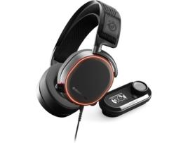 Auscultadores Gaming STEELSERIES Arctis Pro + GameDAC (Com fio - Com Microfone - RGB - Preto)