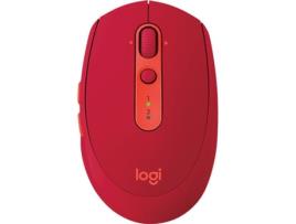 Rato LOGITECH M590 (Bluetooth - Regular - 1000 dpi - Vermelho)