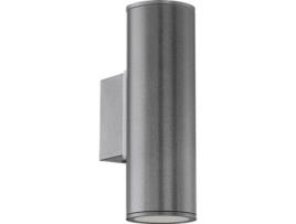 Candeeiro Exterior de Parede EGLO Riga Preto 200 mm