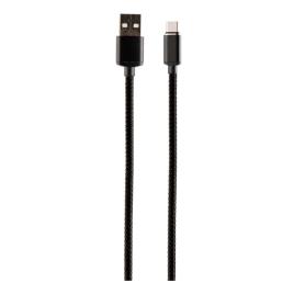 Cabo  adaptador (USB - Micro-USB+USB-C - 1.2m - Preto)