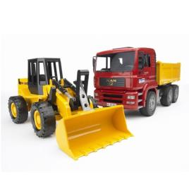 Camião MAN TGA + Escavadora Articulada