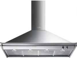 Exaustor SMEG KD120HXE (606 m3/h - 120 cm - Inox)