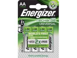 Pilhas Recarregáveis ENERGIZER HR06 1300mAh (4 unidades)