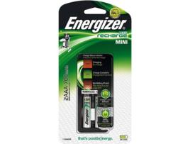 Kit Pilha e Carregador Recarregável ENERGIZER Carreg+2Pilhas AAA700mAh (2 unidades)