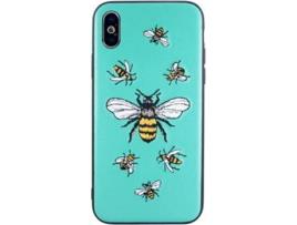 Capa iPhone X, XS BENJAMINS Bee Azul