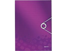 Pasta 3 abas  WOW Roxo (A4 - Capacidade: 150 folhas)
