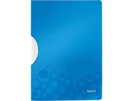 Capa com clipe LEITZ WOW Azul (A4 - Capacidade: 30 folhas)