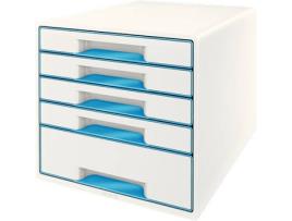 Arquivador  WOW Cube 5 Gavetas Azul (36.3 x 27 x 28.7 cm)