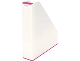 Porta-Revistas LEITZ WOW Rosa (31.8 x 7.3 x 27.2 cm)