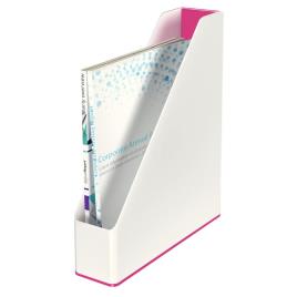 Porta-Revistas, Duo Colour, Poliestireno, A4, Rosa
