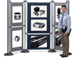 Painel Modular  A0 Azul (880x1180x100mm - Feltro)