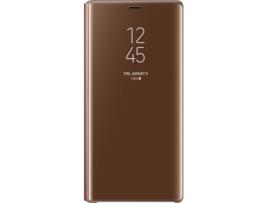 Capa SAMSUNG Galaxy Note 9 Clear View Castanho