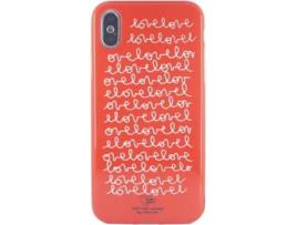 Soft Case iPhone X-XS (red love)