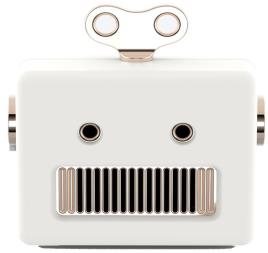 qushini - Bluetooth Robot Speaker (white)