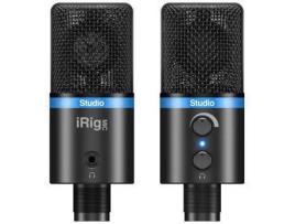 Microfone Condensador IK MULTIMEDIA iRig Mic STUDIO (Com Fio - Frequência: 44Hz-48Hz)