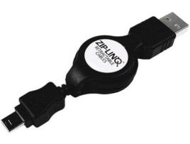 Cabo adaptador  Retractable USB (Universal - Macho-Macho - 0.75 m)