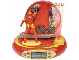 Rádio Despertador LEXIBOOK Iron Man RP510AV (Vermelho -  Digital - Função Snooze - Pilhas)