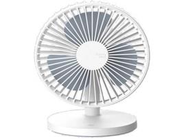 Ventoinha QUSHINI Desk Fan em Branco