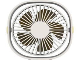 Ventoinha QUSHINI Mini Desk Fan em Branco