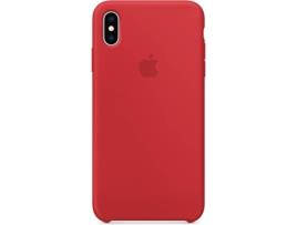 Capa  iPhone XS Max Silicone Vermelho